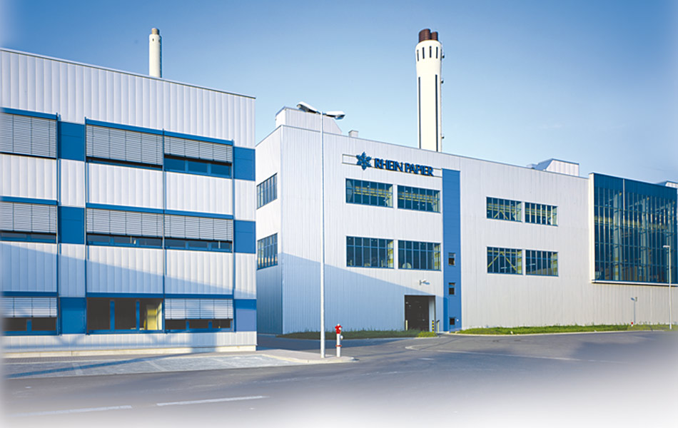 Construction of the new Rhein Papier PM1 paper mill in Hürth, Germany